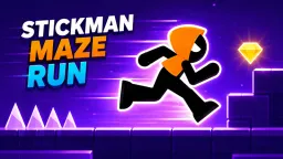 Stickman Maze Run